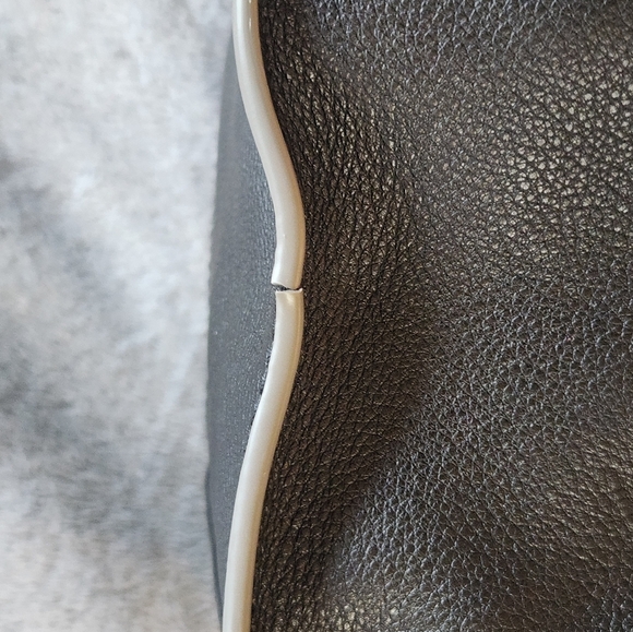 The Sak Black Leather Satchel Melrose Model - Picture 14 of 15